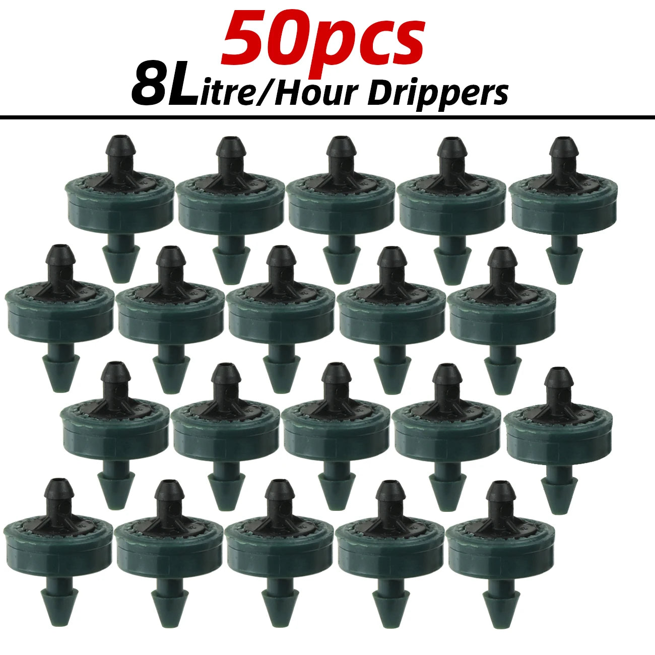 Kit de riego pot goteo. 40 y 50M