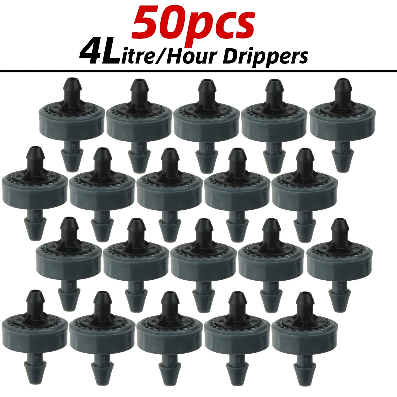 Kit de riego pot goteo. 40 y 50M