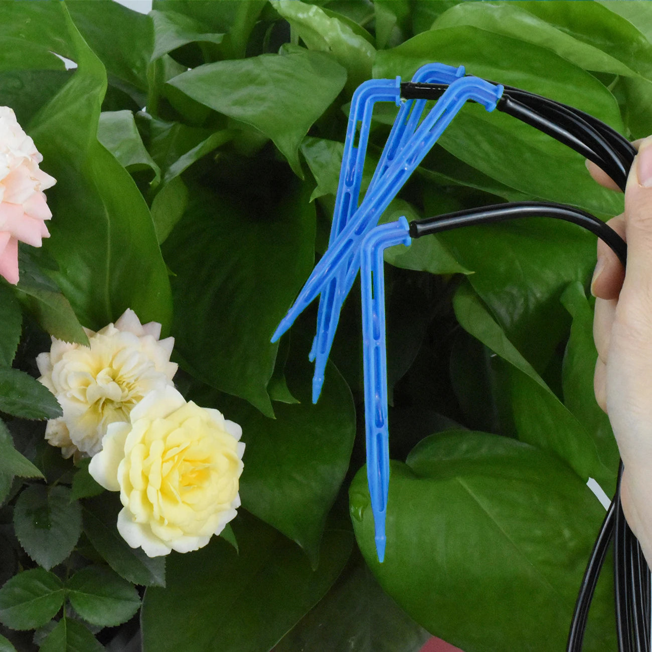 Kit de riego pot goteo. 40 y 50M